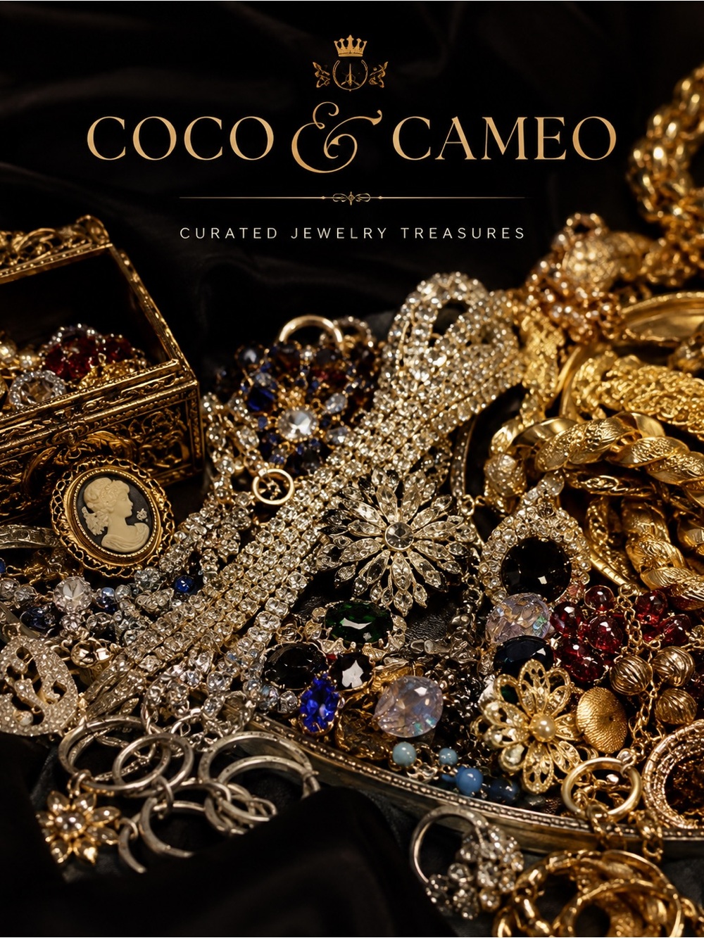 2 LB Organic Jewelry Pull | Curated/Unsearched Estate Bulk Jewelry Treasure Hunt